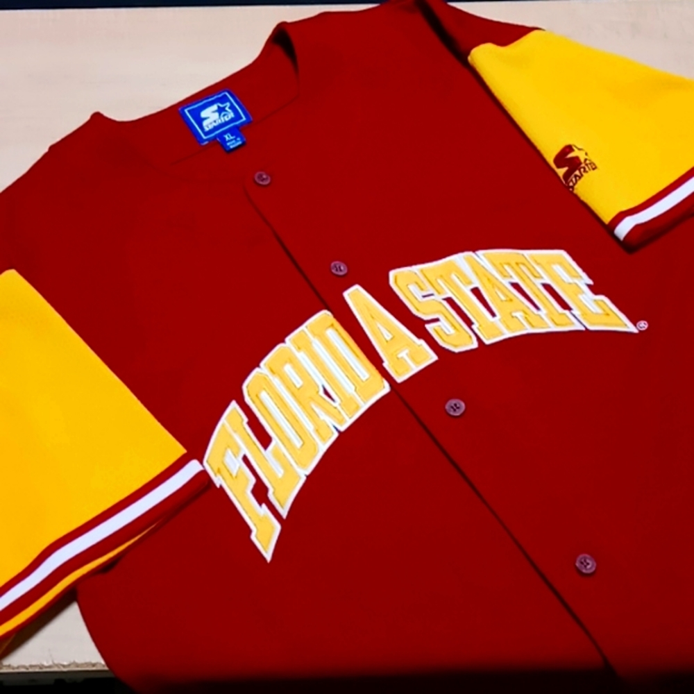 Vintage STARTER "Florida State" Replica Baseball Jersey